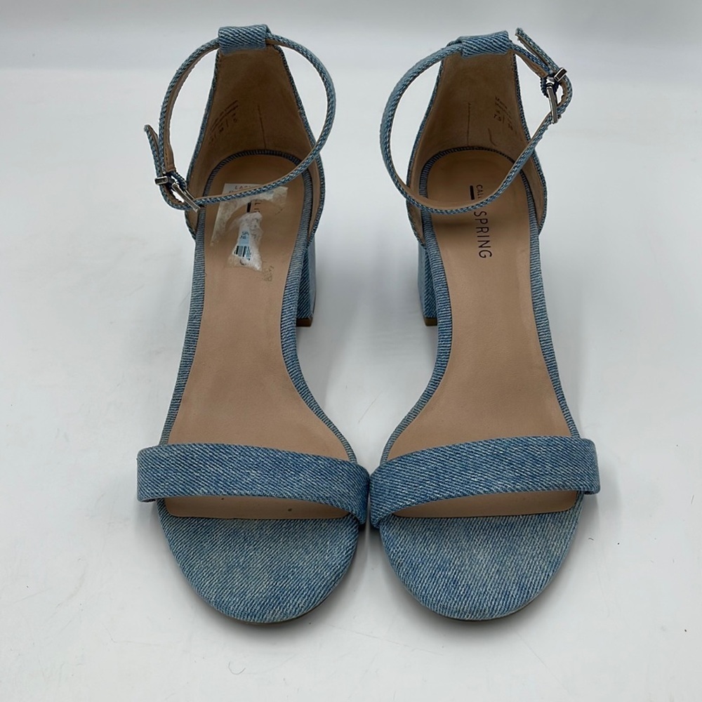Call it Spring Hecho Denim Slingback Sandal - Picture 2 of 6